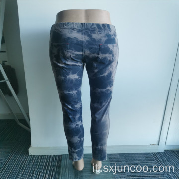 Jeans lunghi casual all&#39;aperto 70% rayon 25% nylon 5% elastan